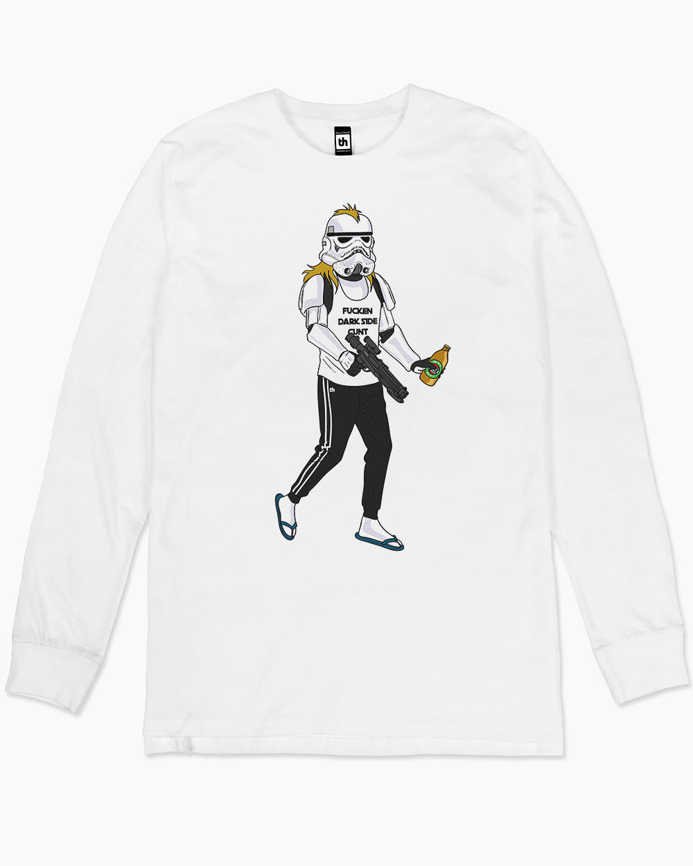 Bogan Stormtrooper Long Sleeve Australia Online #colour_white