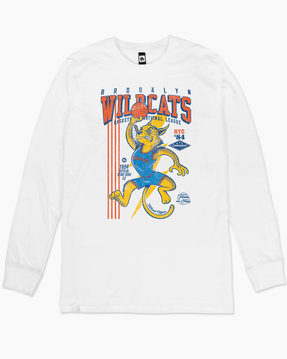 Brooklyn Wildcats Long Sleeve Australia Online #colour_white