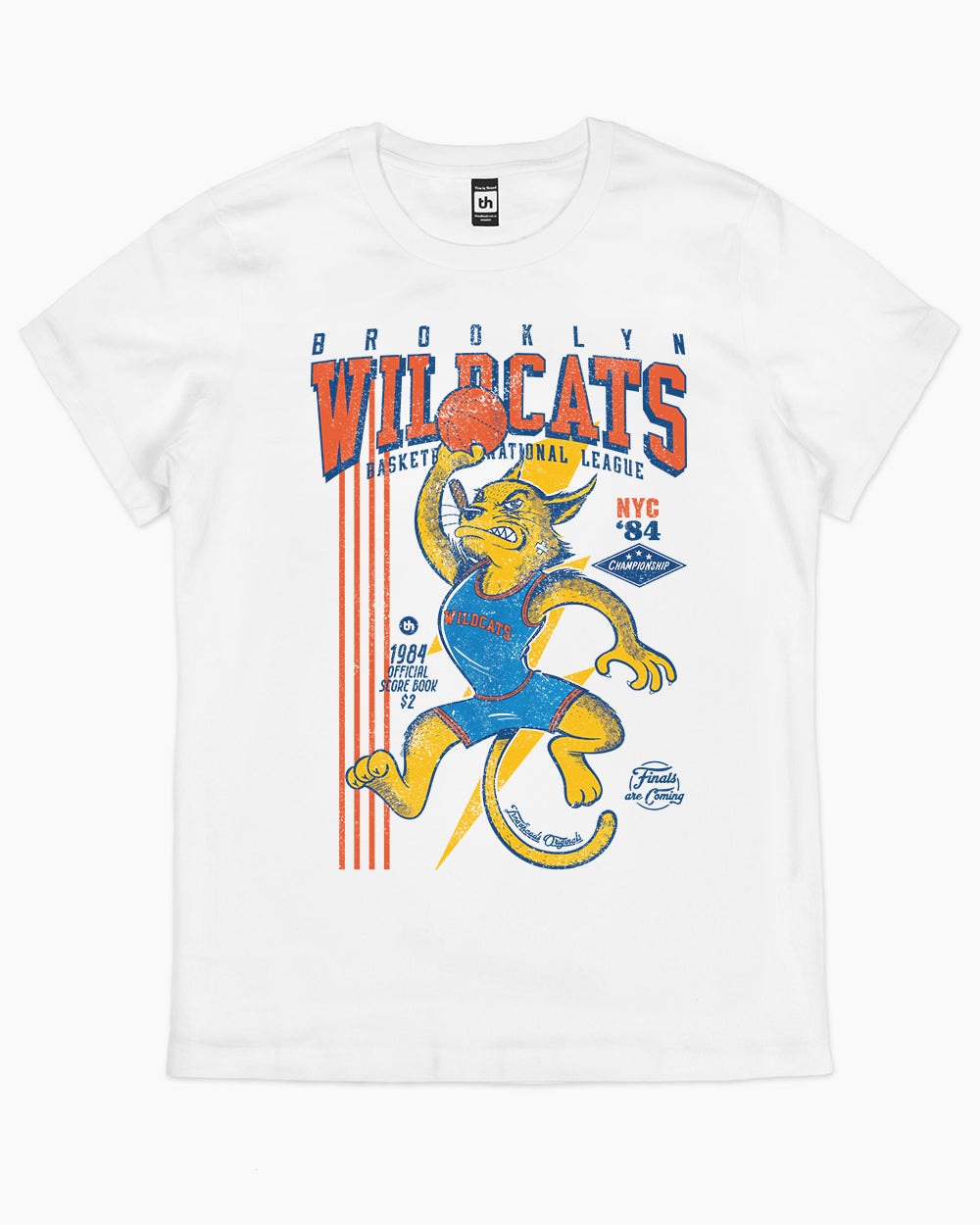 Brooklyn Wildcats T-Shirt Australia Online #colour_white