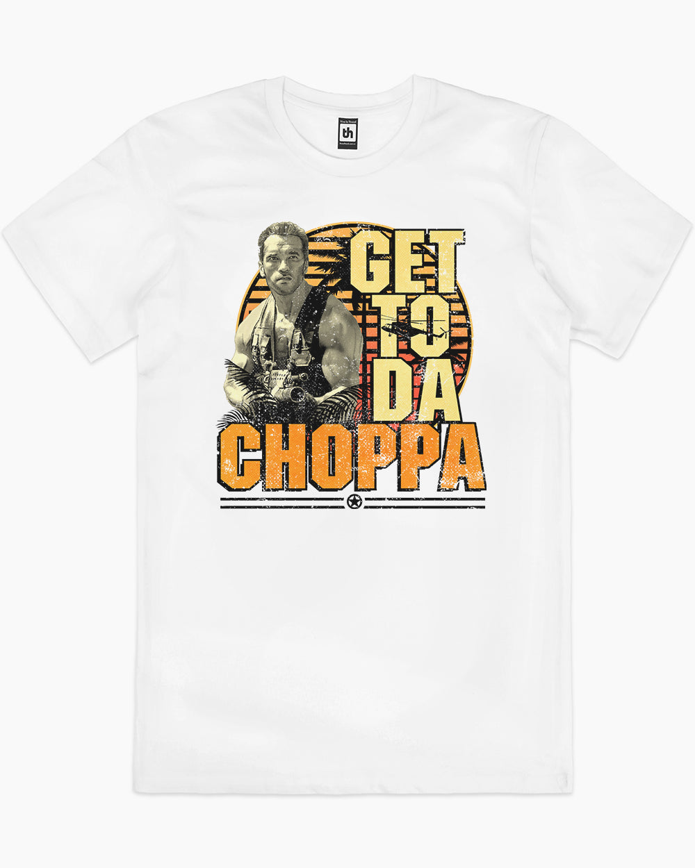 Get To Da Choppa T-Shirt Australia Online #colour_white