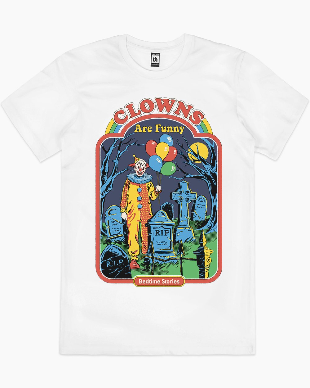 Clowns are Funny T-Shirt Australia Online #colour_white