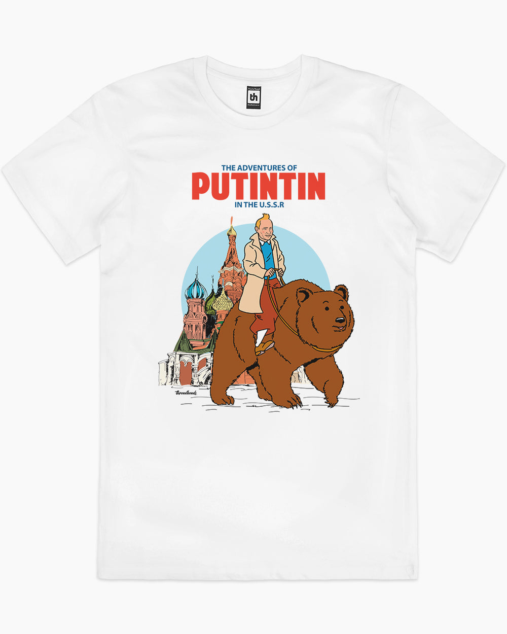 Putintin T-Shirt Australia Online #colour_white
