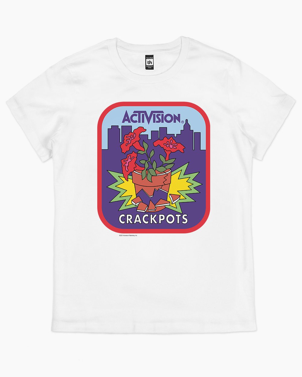 Crackpots T-Shirt Australia Online #colour_white