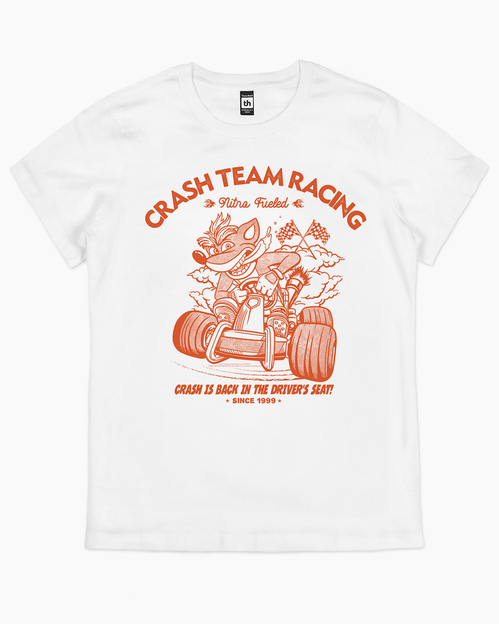 Crash Driver's Seat T-Shirt Australia Online #colour_white