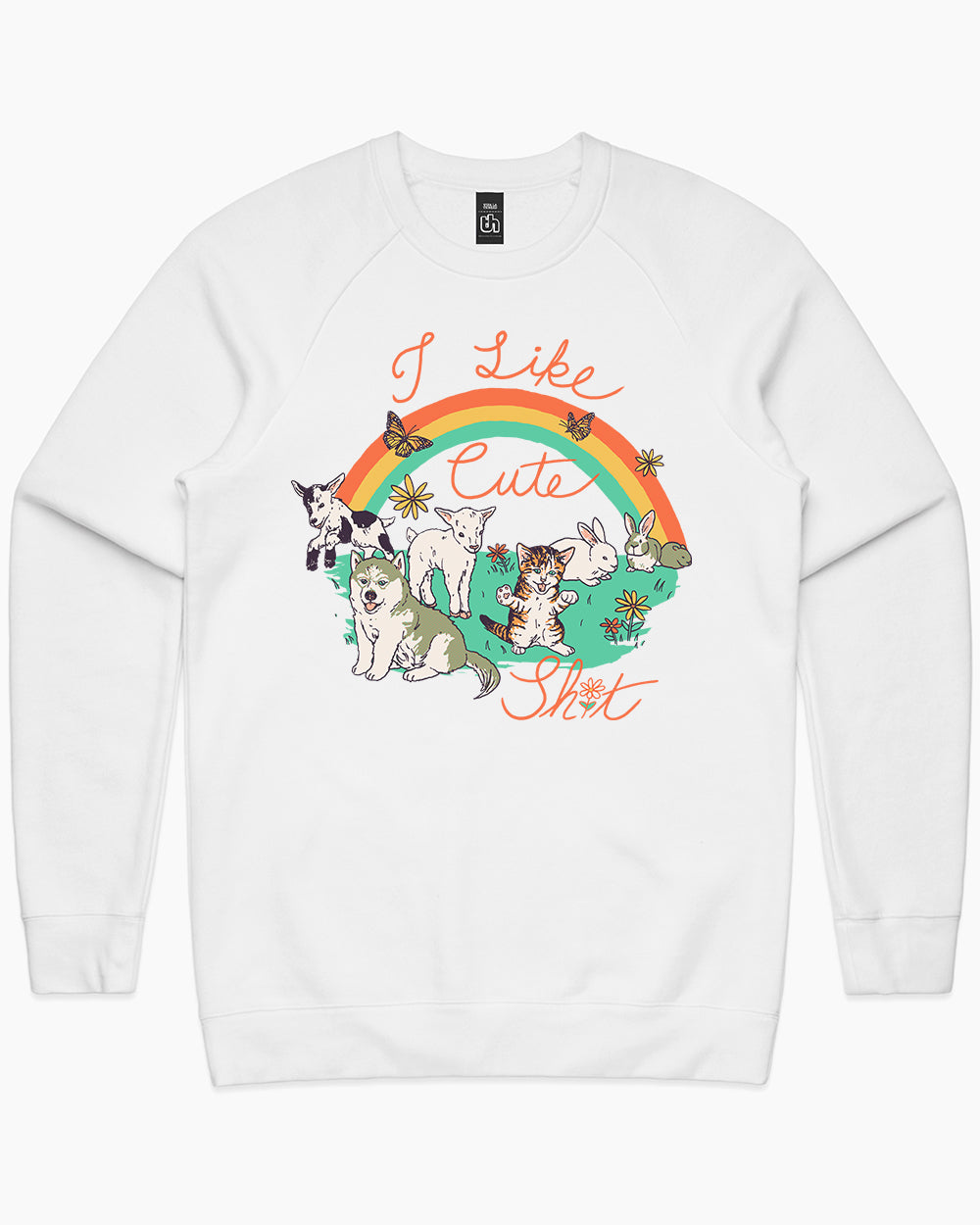 Cuteness Sweater Australia Online #colour_white