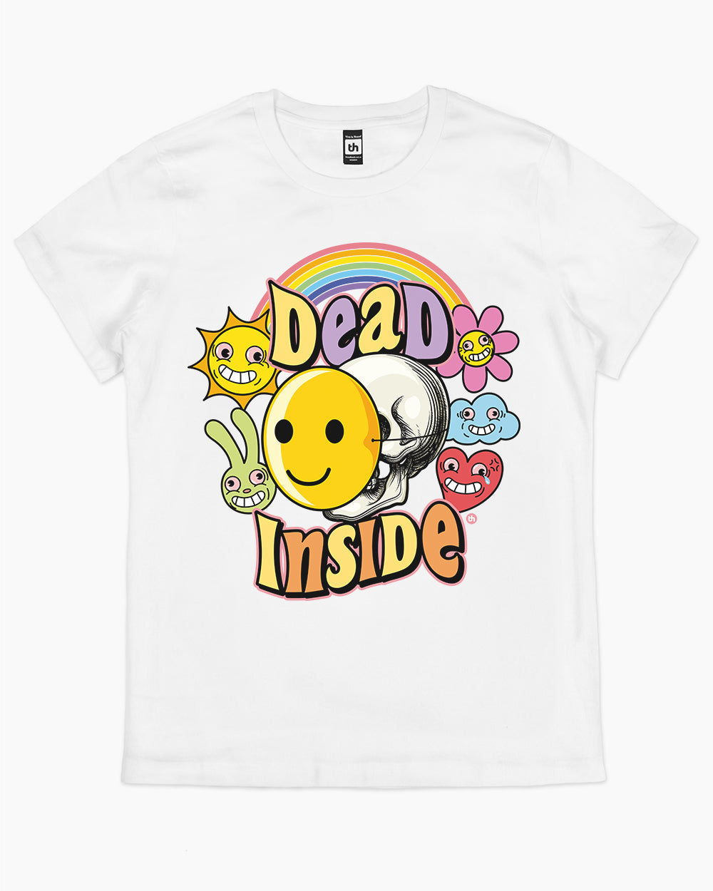 Dead Inside T-Shirt Australia Online #colour_white