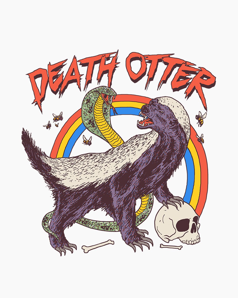 Death Otter Sweater Australia Online #colour_white