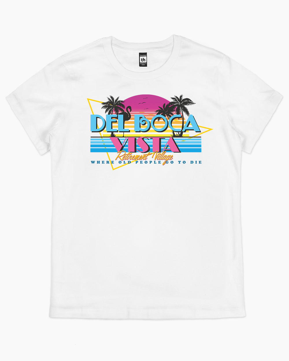 Del Boca Vista T-Shirt Australia Online #colour_white