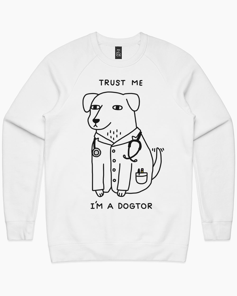 Dogtor Sweater Australia Online #colour_white