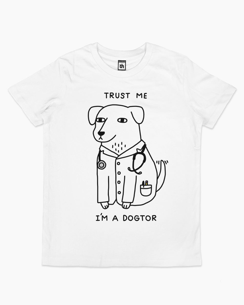 Dogtor Kids T-Shirt Australia Online #colour_white