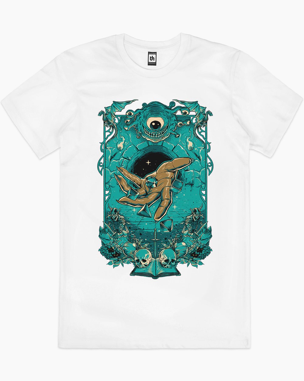 Dungeon Master T-Shirt Australia Online #colour_white