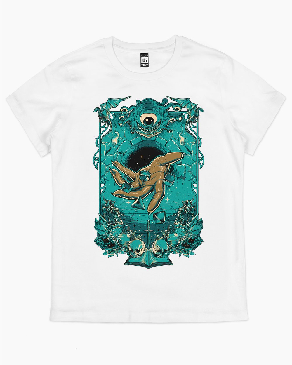 Dungeon Master T-Shirt Australia Online #colour_white