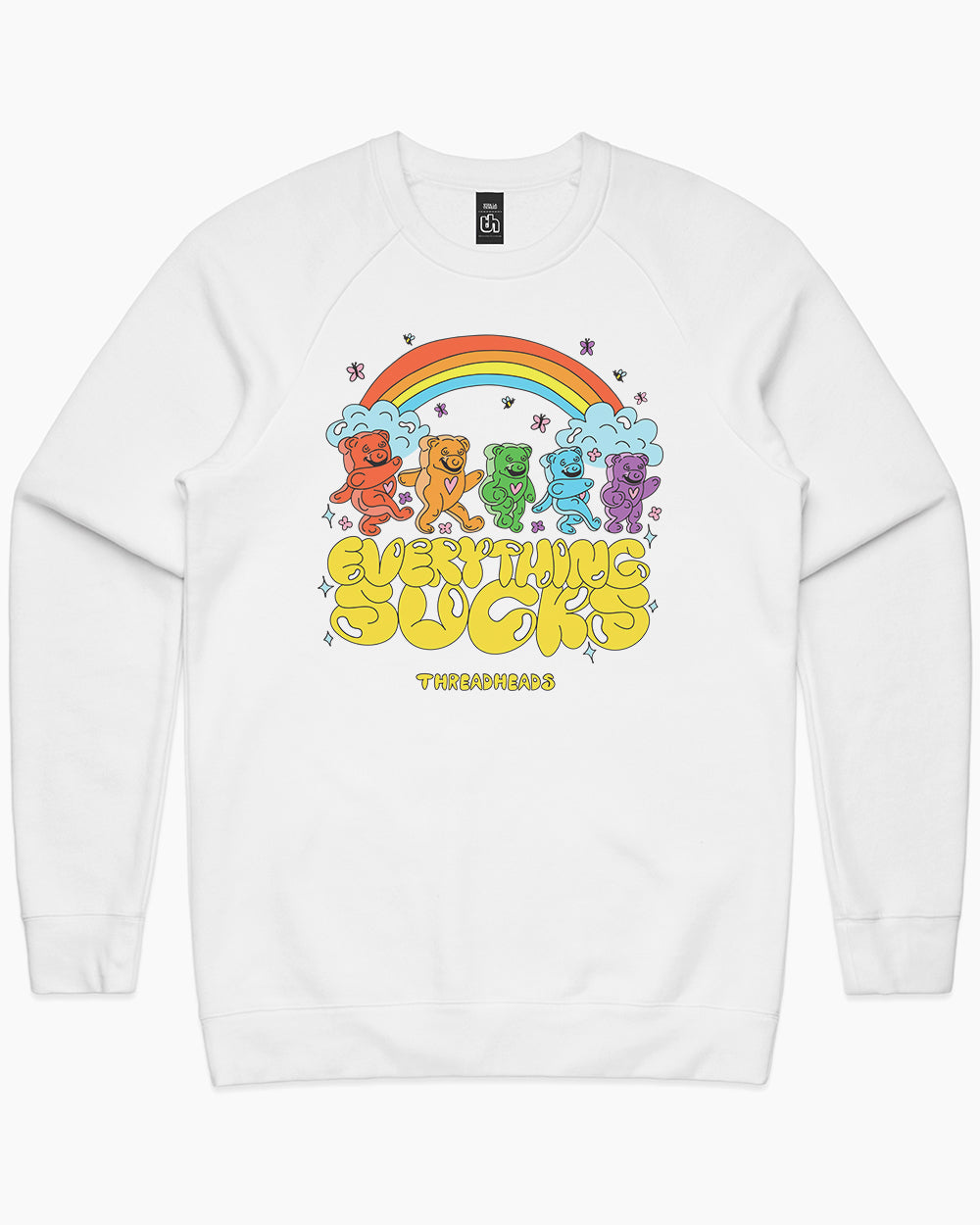 Everything Sucks Sweater Australia Online #colour_white