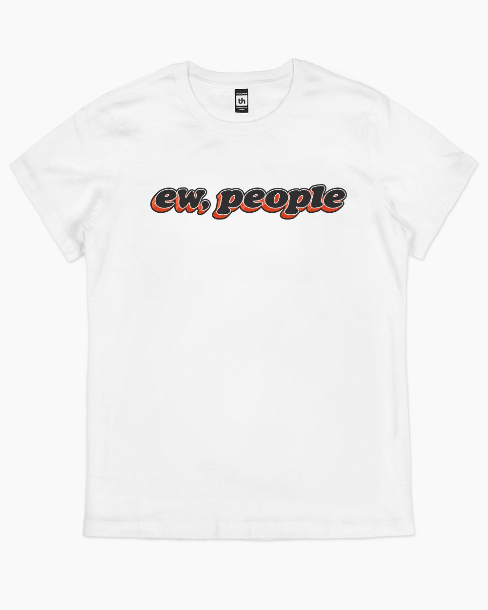 Ew People T-Shirt Australia Online #colour_white