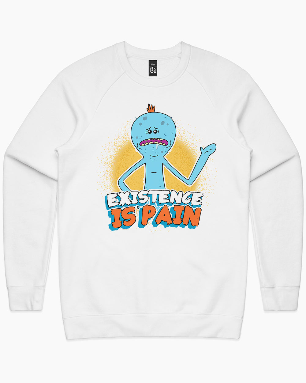 Existence is Pain Sweater Australia Online #colour_white