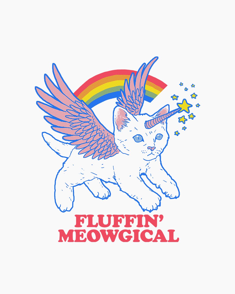 Fluffin Meowgical Hoodie Australia Online #colour_white
