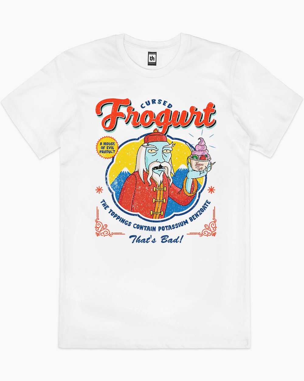 Frogurt T-Shirt Australia Online #colour_white
