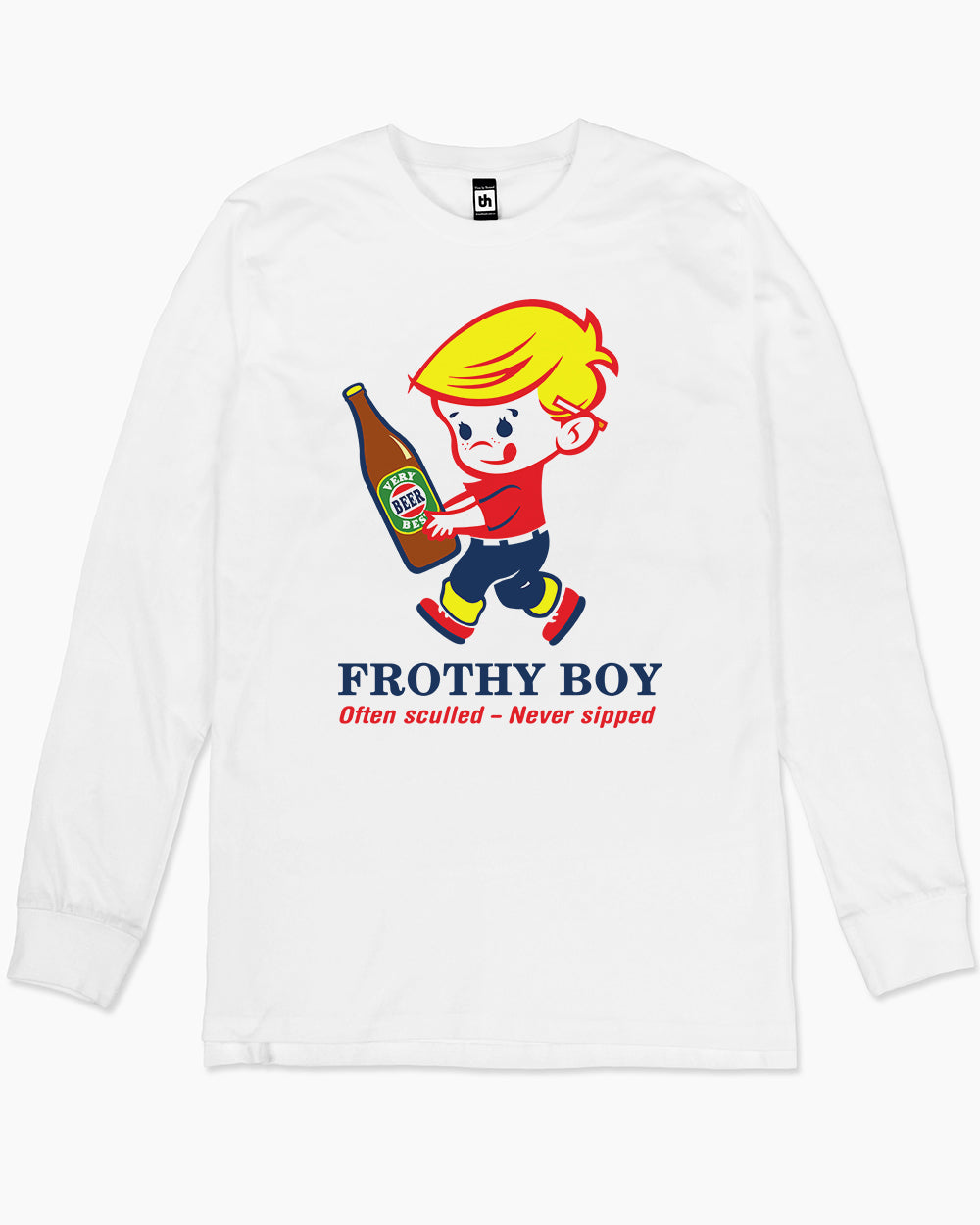 Frothy Boy Long Sleeve Australia Online #colour_white