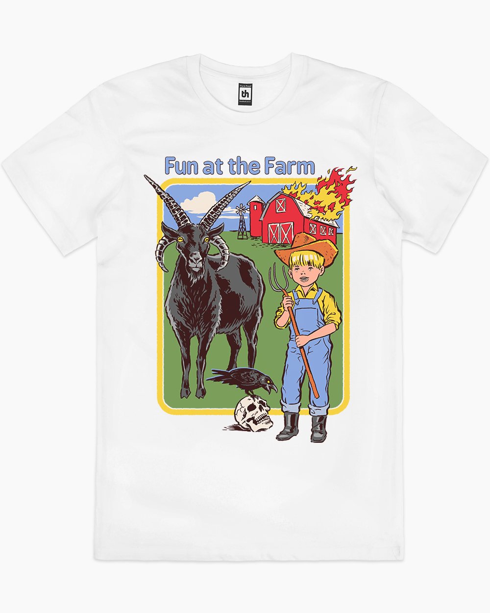 Fun at the Farm T-Shirt Australia Online #colour_white