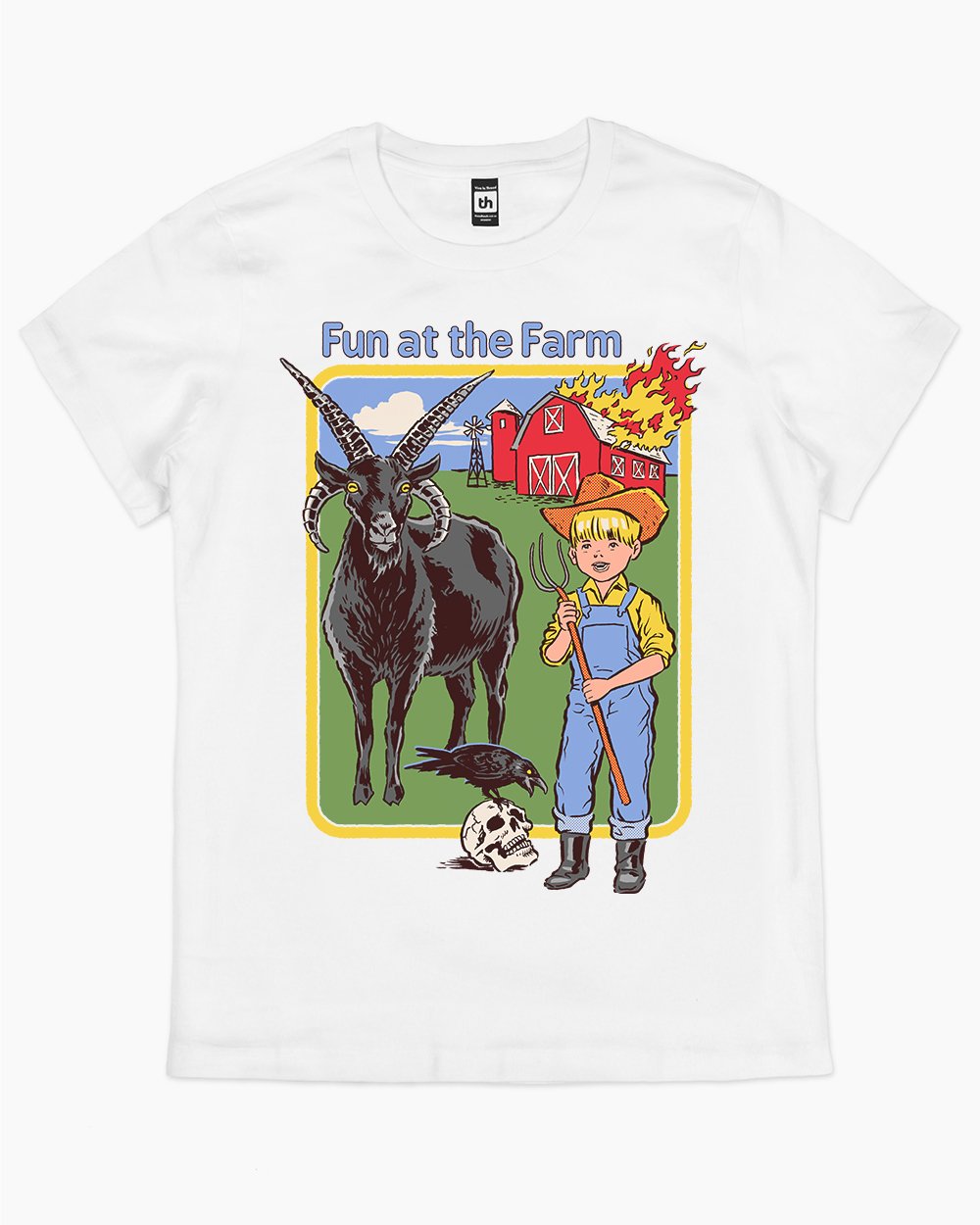 Fun at the Farm T-Shirt Australia Online #colour_white