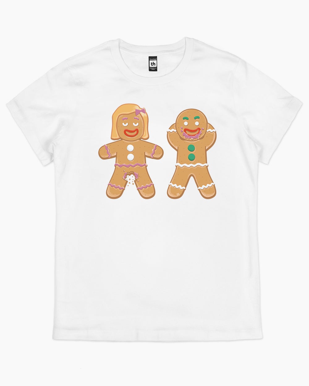 Gingerbread Friends T-Shirt Australia Online #colour_white