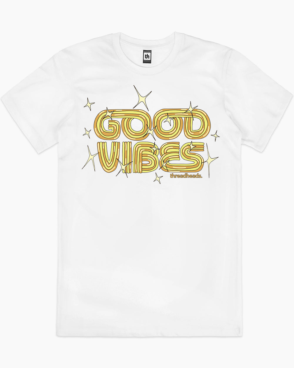 Good Vibes T-Shirt Australia Online #colour_white