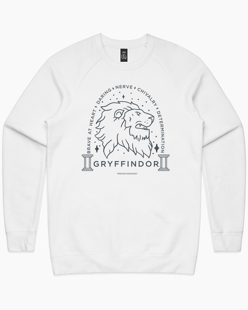 Gryffindor Monochrome Sweater Australia Online #colour_white