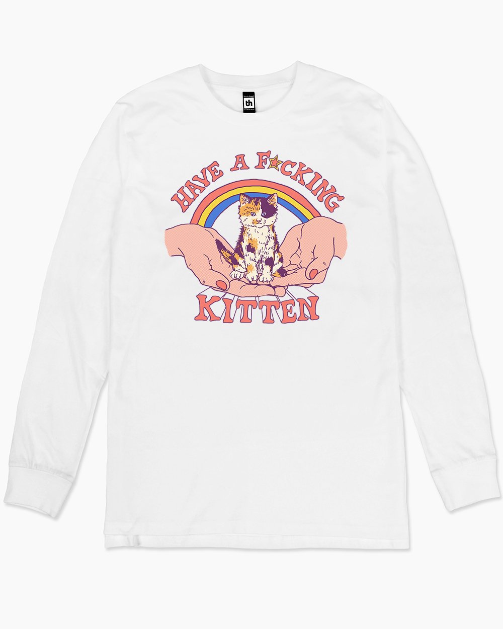 Have a Kitten Long Sleeve Australia Online #colour_white