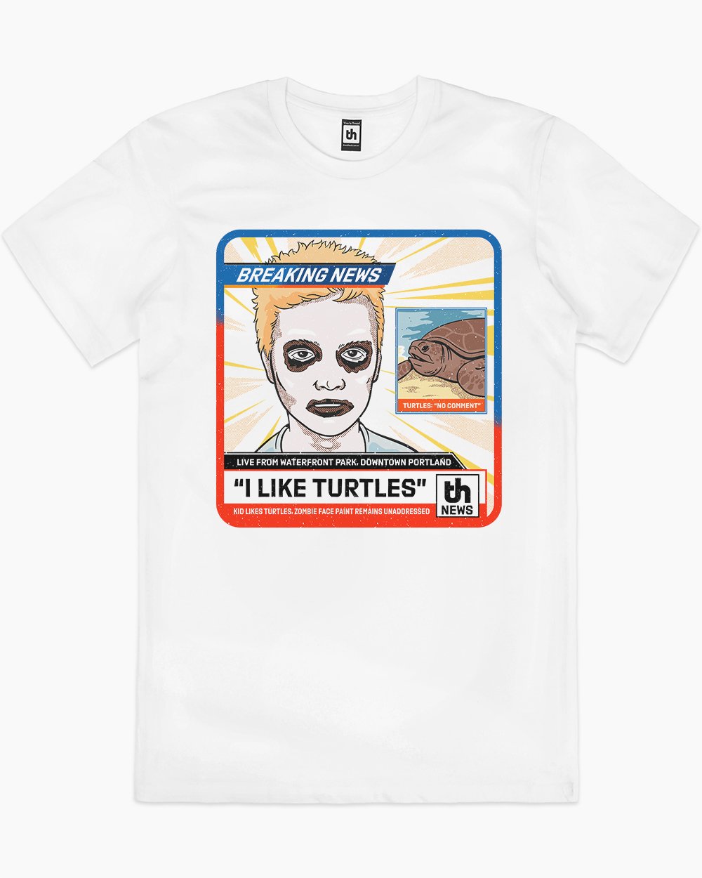 He Likes Turtles T-Shirt Australia Online #colour_white
