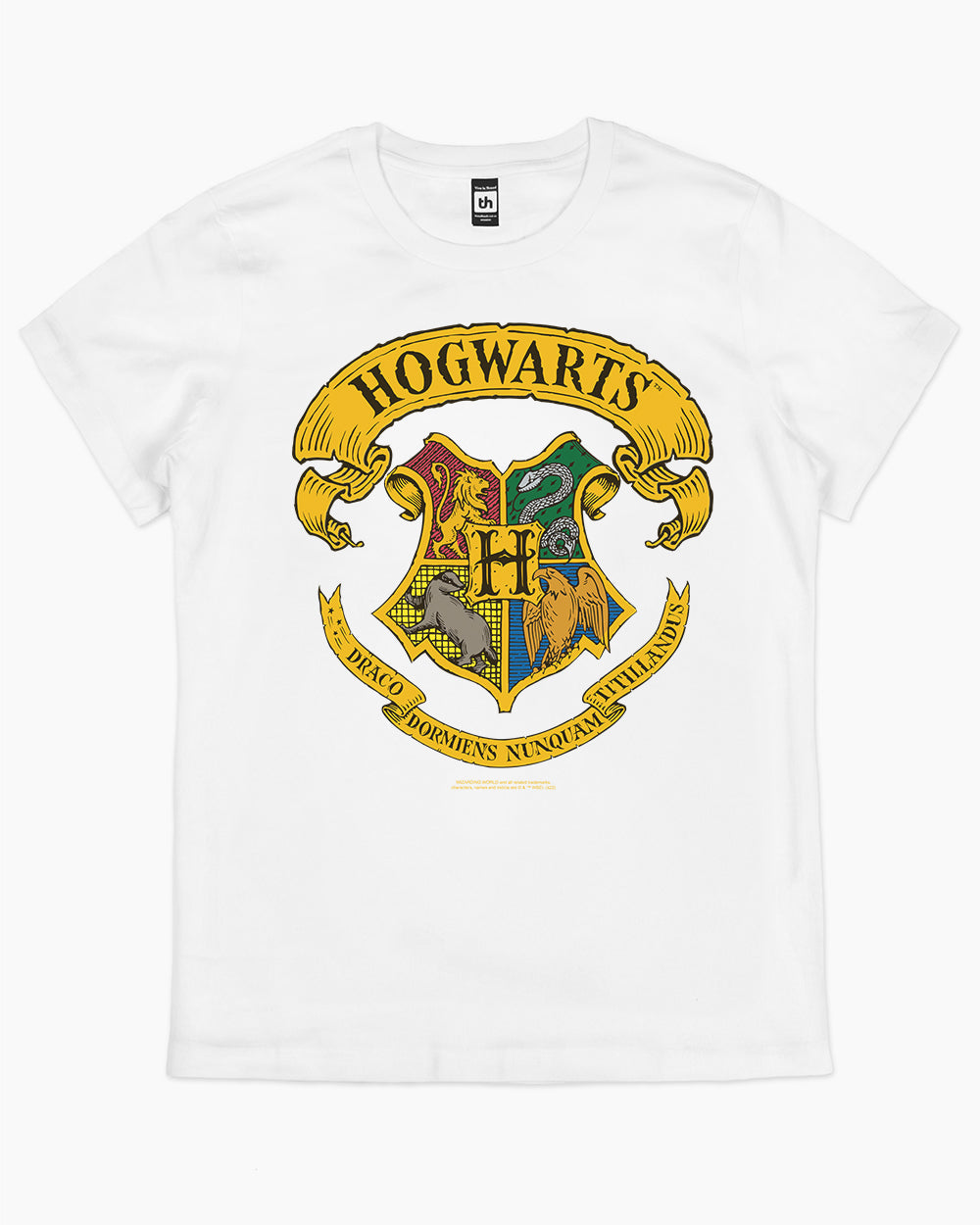 Hogwarts Crest T-Shirt Australia Online #colour_white
