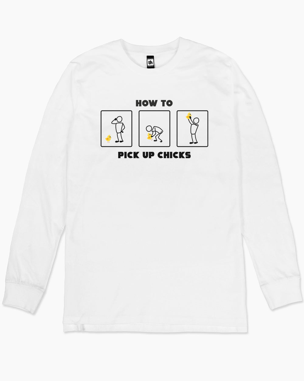 How to Pick Up Chicks Long Sleeve Australia Online #colour_white
