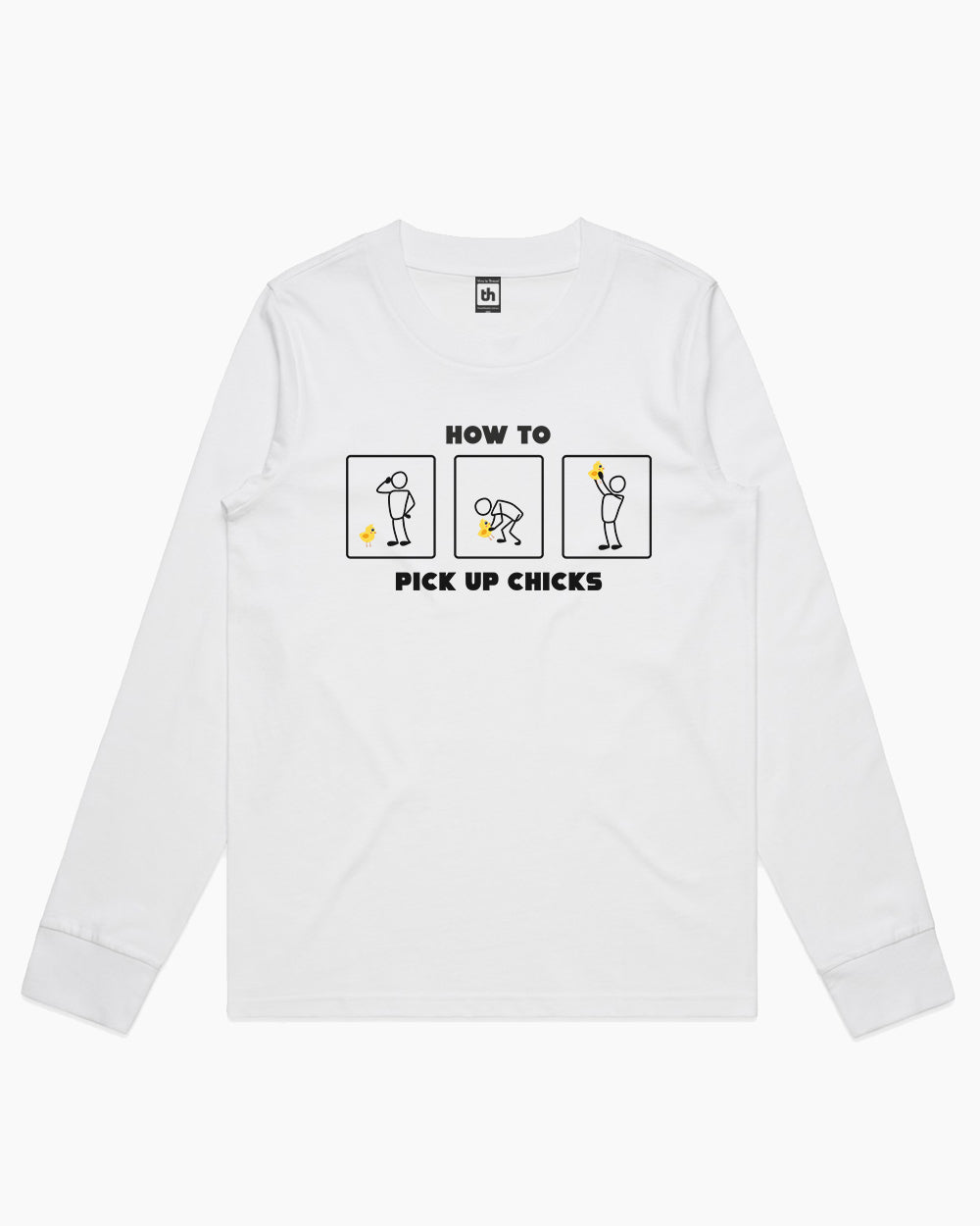 How to Pick Up Chicks Long Sleeve Australia Online #colour_white