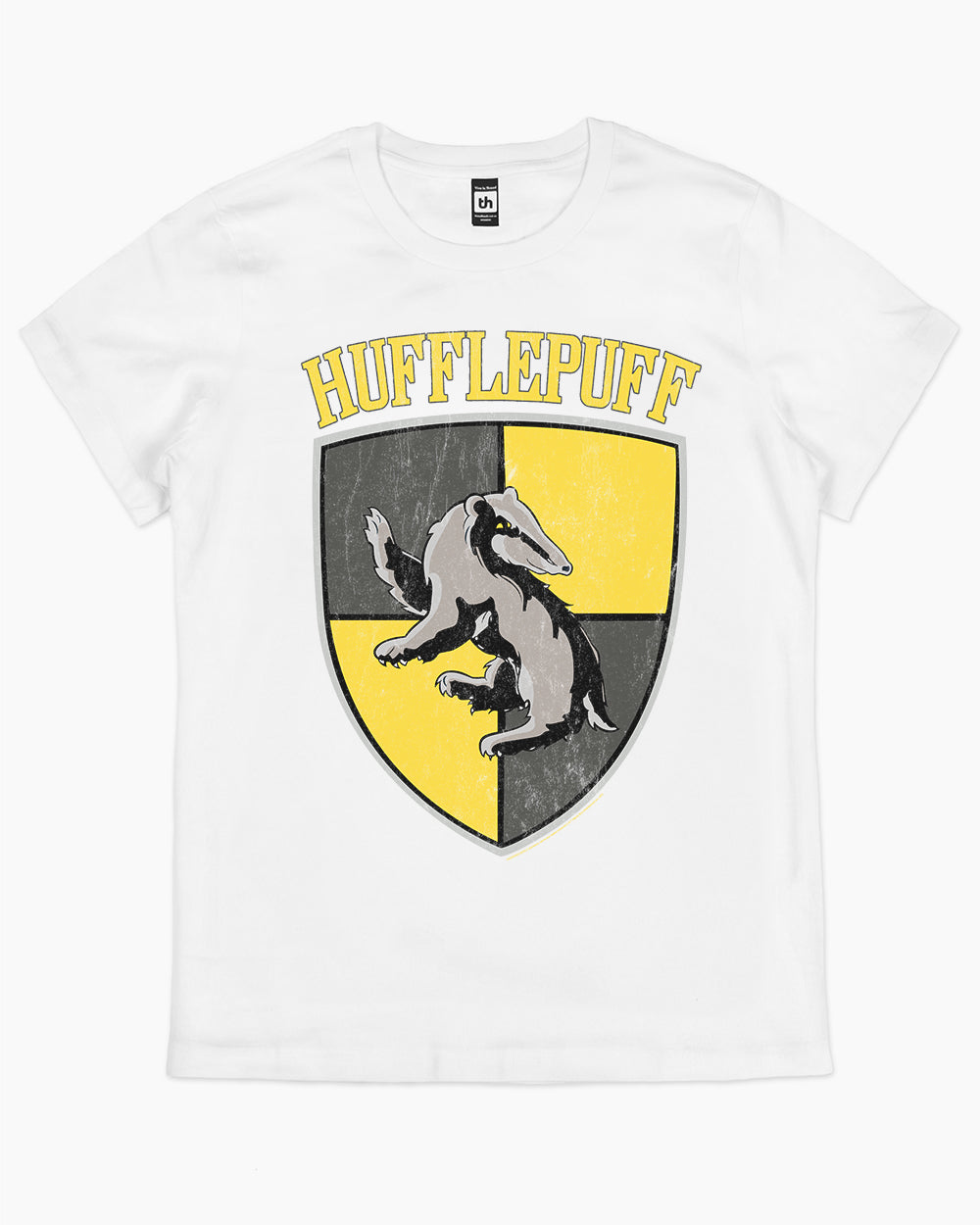 Hufflepuff Crest T-Shirt Australia Online #colour_white