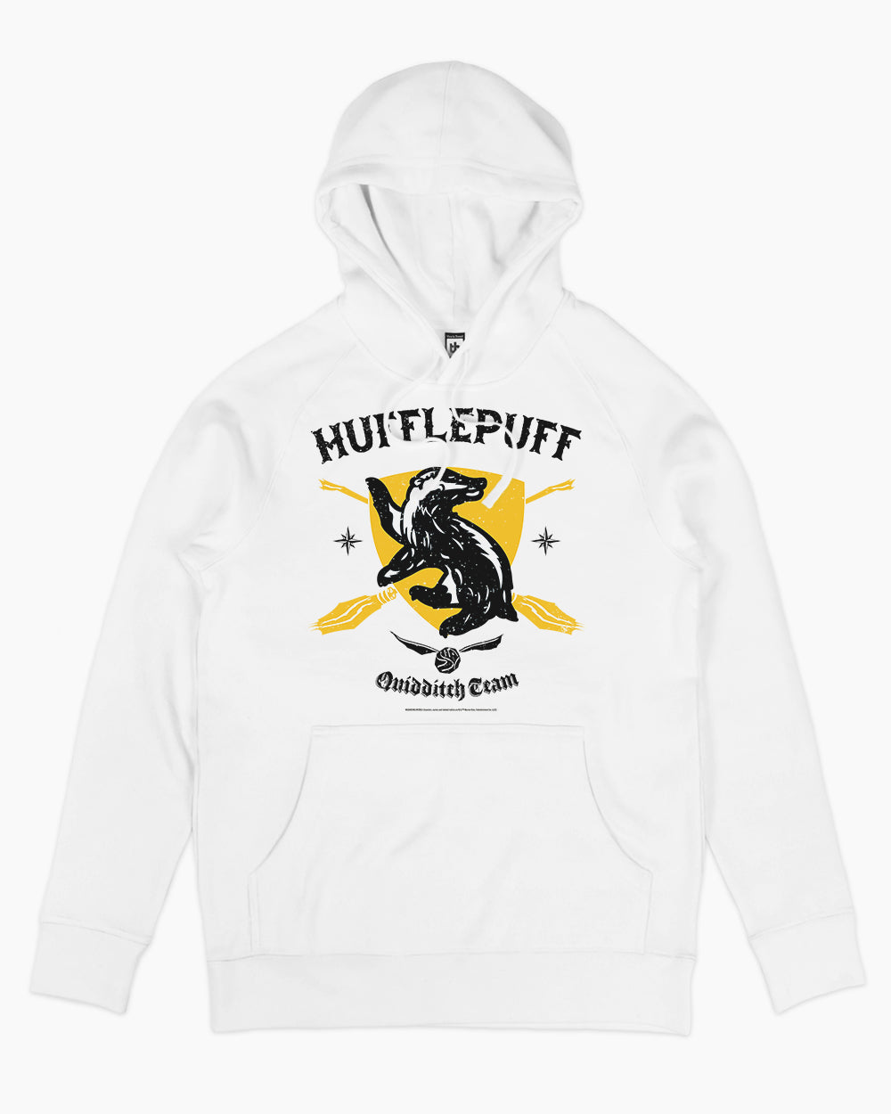 Hufflepuff Quidditch Team Hoodie Australia Online #colour_white