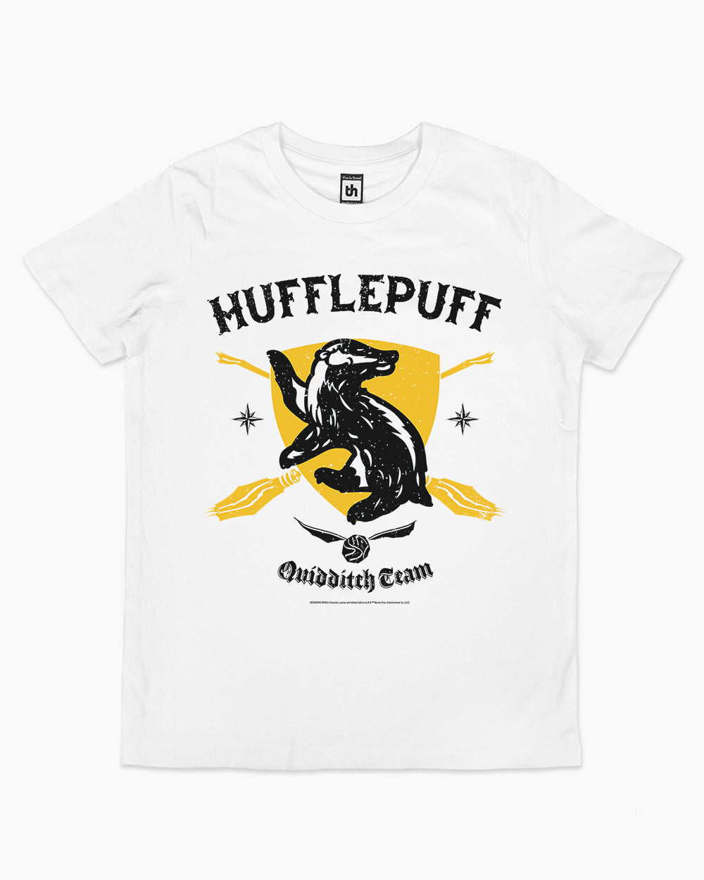 Hufflepuff Quidditch Team Kids T-Shirt Australia Online #colour_white