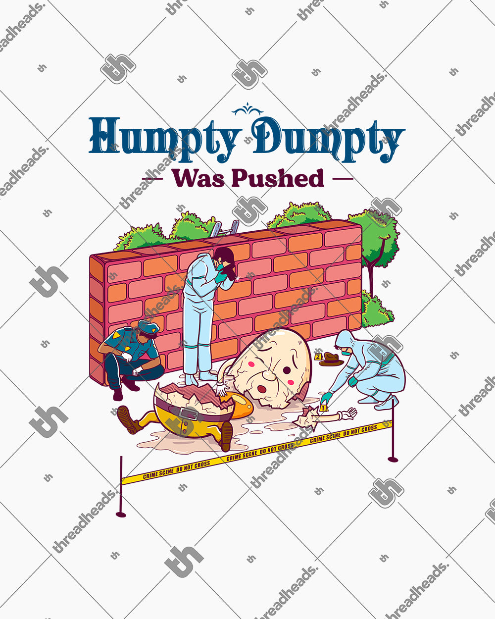 Humpty Dumpty was Pushed Sweater Australia Online #colour_white