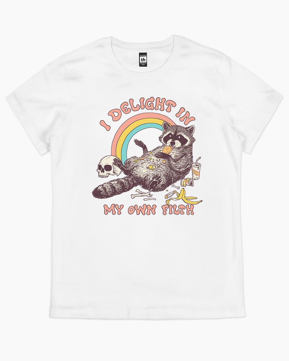 I Delight in My Own Filth T-Shirt Australia Online #colour_white