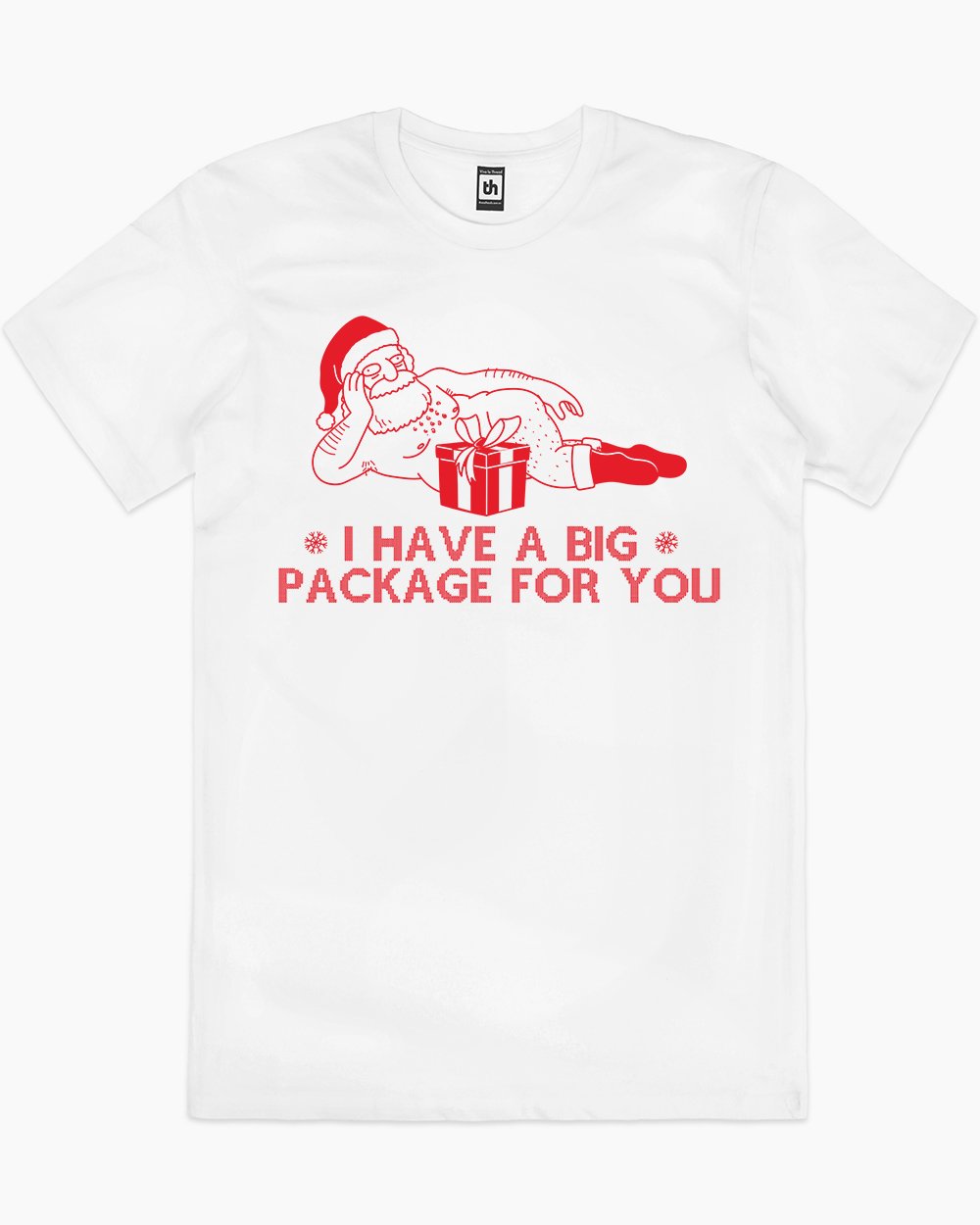 I Have a Big Package T-Shirt Australia Online #colour_white