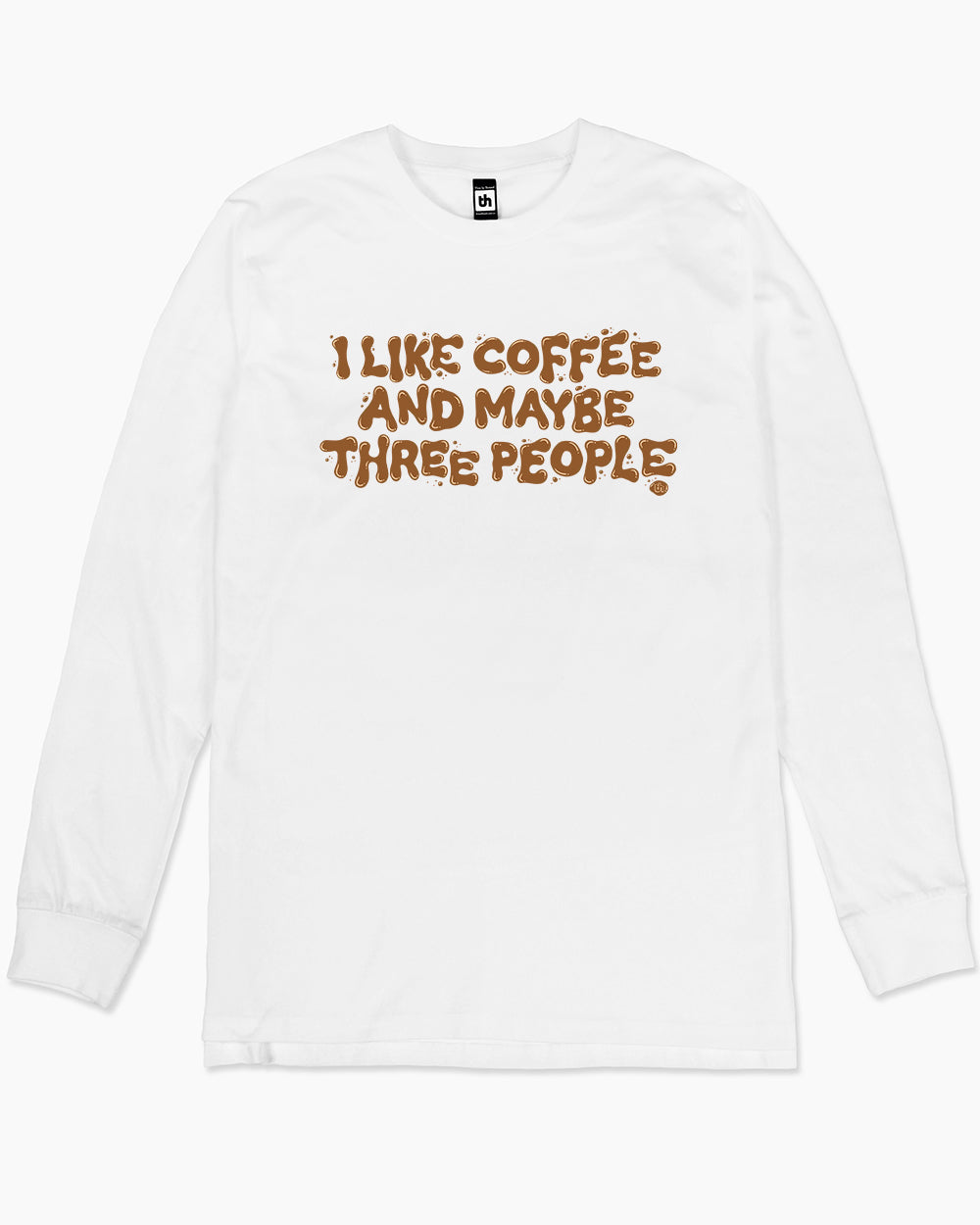 I Like Coffee Long Sleeve Australia Online #colour_white
