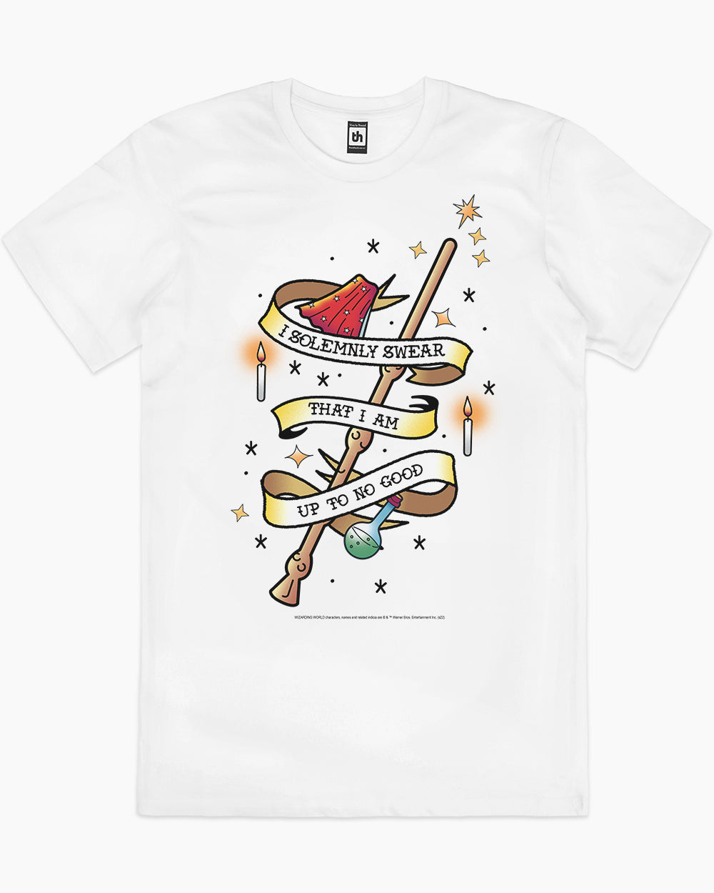 I Solemnly Swear That I Am Up to No Good T-Shirt Australia Online #colour_white