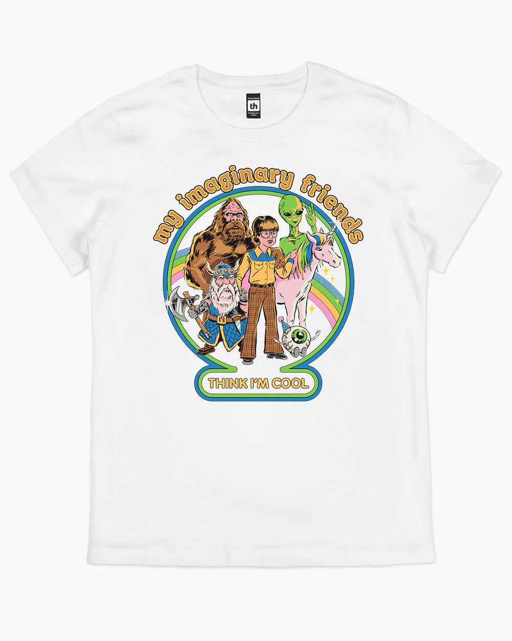 My Imaginary Friends T-Shirt Australia Online #colour_white