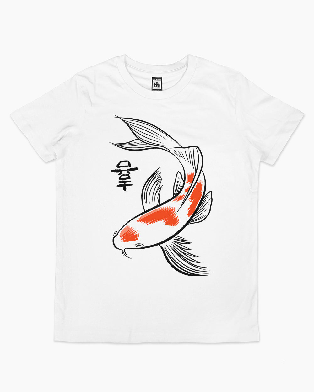 Japanese Carp Kids T-Shirt Australia Online #colour_white