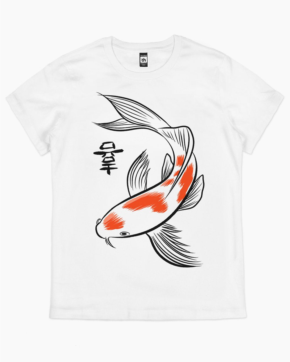 Japanese Carp T-Shirt Australia Online #colour_white