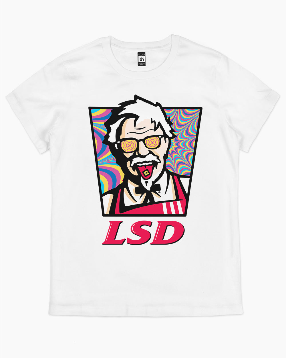 Colonel LSD T-Shirt Australia Online #colour_white