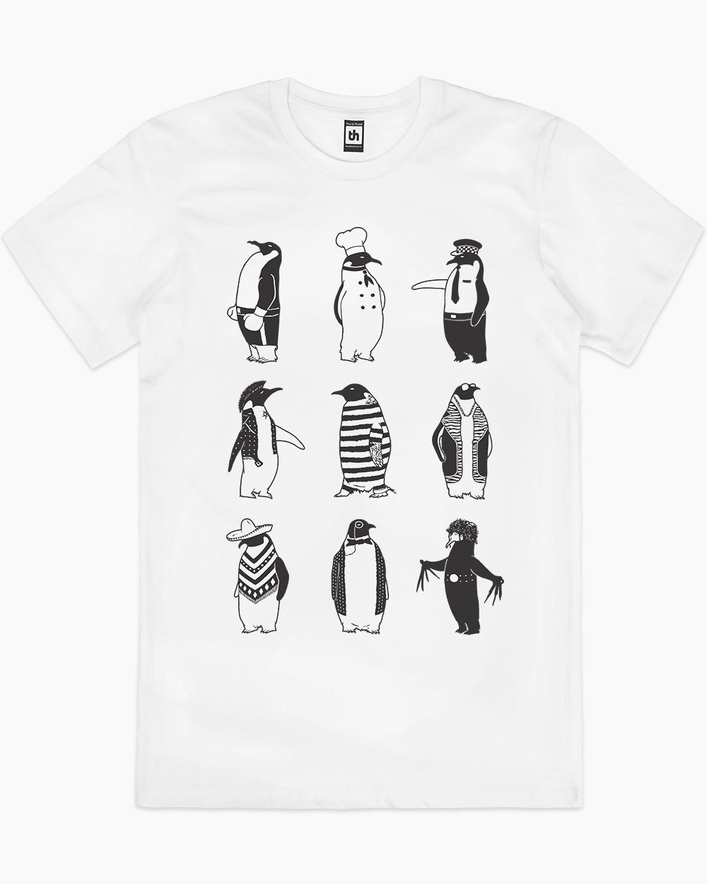Know Your Penguins T-Shirt Australia Online #colour_white
