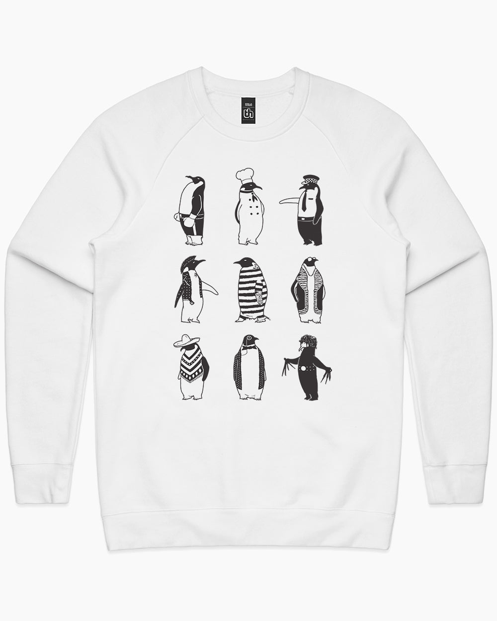 Know Your Penguins Sweater Australia Online #colour_white
