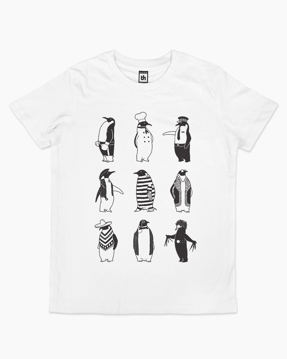 Know Your Penguins Kids T-Shirt Australia Online #colour_white