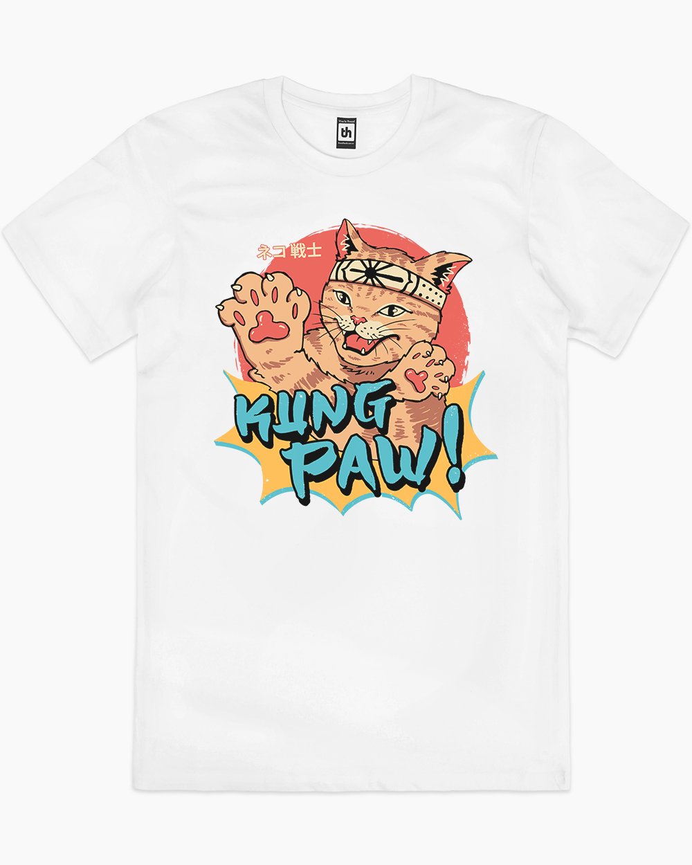 Kung Paw T-Shirt Australia Online #colour_white