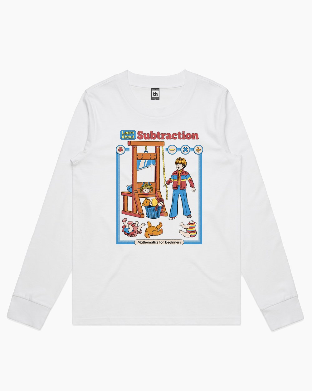 Learn About Subtraction Long Sleeve Australia Online #colour_white