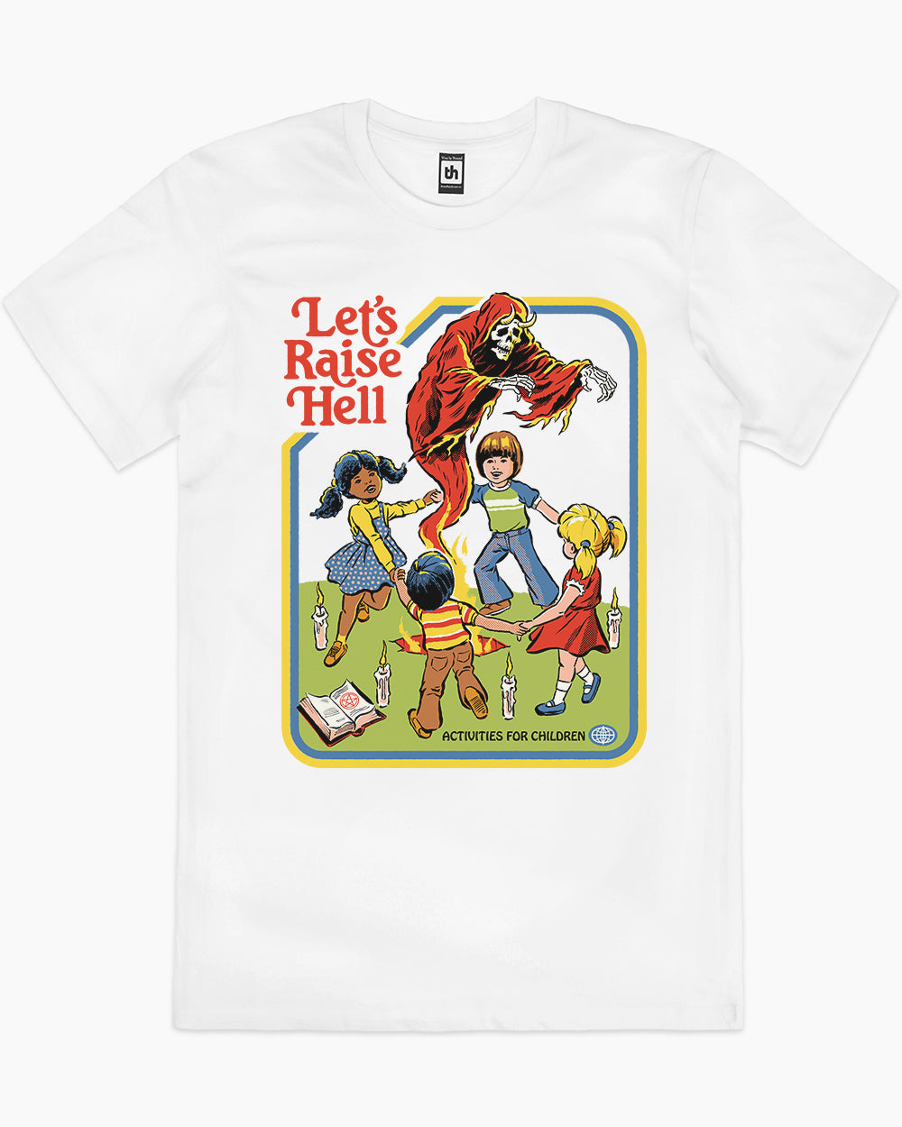 Let's Raise Hell T-Shirt Australia Online #colour_white